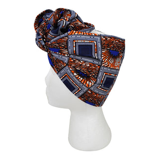 Spectrum Blue Open Crown Headwrap - OJ Styles and Accessories