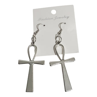 Alloy Ankh Earrings - OJ Styles and Accessories
