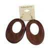 Round Wood Earrings - OJ Styles and Accessories