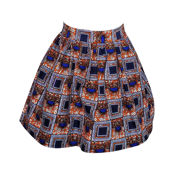 Spectrum Blue Mini Skirt - OJ Styles and Accessories