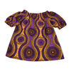 Purple Crown Off Shoulder Loose Mini Dress - OJ Styles and Accessories