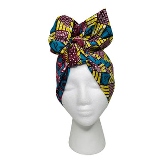 Purple Forest Open Crown Headwrap - OJ Styles and Accessories
