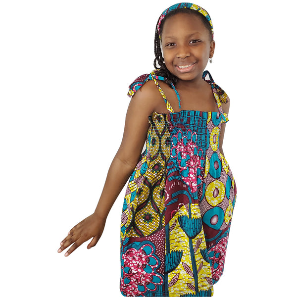Purple Forest Girl's Smock Dress - OJ Styles and Accessories