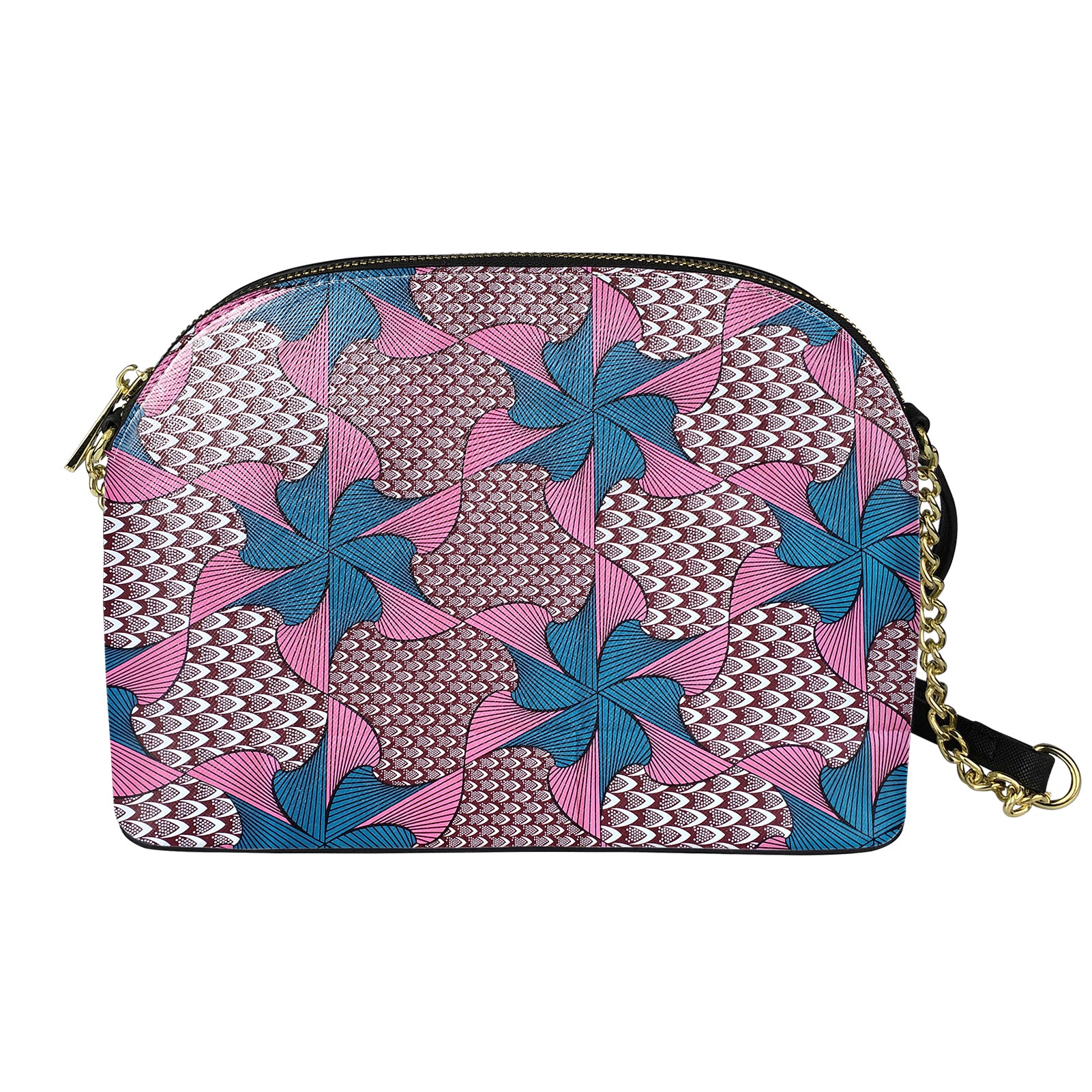 Blue Pedals Leather Crossbody Bag | OJ Styles and Accessories Blue Pedals Leather Crossbody Bag | OJ Styles and Accessories