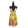 Yellow Garden Chiffon Dress