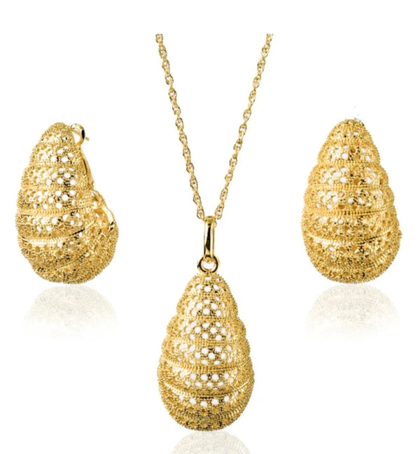 14K African Gold Jewelry Sets